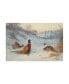 Archibald Thorburn Pheasant in the snow Canvas Art - 15.5" x 21"