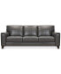 Фото #2 товара Brayna 88" Classic Leather Sofa, Created for Macy's