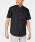 Фото #1 товара Men's Micro Dot Print Stretch Cotton Shirt, Created for Macy's