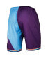 ფოტო #2 პროდუქტის Men's Turquoise, Purple Utah Jazz Hardwood Classics 1996 Split Swingman Shorts