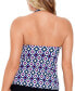 Swim Solutions 285755 Jewels Tiered Halter Tankini Top, Swimsuit, Size 14