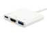 Фото #6 товара Адаптер Equip USB Type C to HDMI/USB/PD - White - HDMI - USB 3.2 Gen 1 (3.1 Gen 1) Type-A