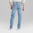 Фото #2 товара Men's Slim Fit Tapered Jeans - Original Use Blue Denim 32x34