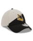 Фото #2 товара Men's Cream, Black Pittsburgh Steelers 2023 Sideline Historic 39THIRTY Flex Hat