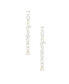 ფოტო #1 პროდუქტის Ice Drop 18K Gold Plated Dangle Earrings