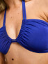 Фото #3 товара Stradivarius multi position bikini top in blue