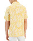 Men's Regular-Fit Tropical-Print Button-Down Camp Shirt, Created for Macy's