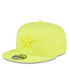 Фото #2 товара Men's Neon Green Dallas Cowboys Color Pack Brights 9FIFTY Snapback Hat