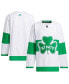 ფოტო #1 პროდუქტის Men's White Toronto Maple Leafs St. Patricks Alternate Primegreen Authentic Jersey