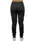 ფოტო #2 პროდუქტის Women's Loose Fit Cotton Stretch Twill Cargo Joggers