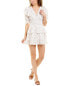 Фото #1 товара Avantlook V-Neck Mini Dress Women's White L