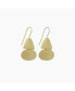 Фото #1 товара Sanctuary Project by Threaded Geo Mixed Shape Earrings Gold