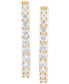 Lab Grown Diamond In & Out Small Hoop Earrings (3 ct. t.w.) in 14k White, Yellow or Rose Gold