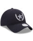 Фото #4 товара Women's Navy Houston Astros Leaves 9TWENTY Adjustable Hat