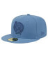 Фото #1 товара Men's Blue Distressed Boston Celtics Color Pack Faded Tonal 59FIFTY Fitted Hat