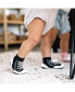 Фото #11 товара Кеды Комуэлло детские дышащие износостойкие носки с антискользящей подошвой - черные.