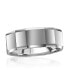 High Polished Faceted Tungsten Ring