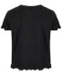 ფოტო #2 პროდუქტის Big Girls Solid-Color Textured T-Shirt, Created for Macy's