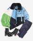 Women's Denim & Sherpa Puffer Jacket