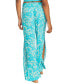 ფოტო #2 პროდუქტის Juniors' Tropical Rhythm Drawstring Wide-Leg Pants