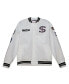 ფოტო #3 პროდუქტის Men's White Chicago White Sox City Collection Satin Full-Snap Varsity Jacket