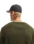 ASOS DESIGN fitted cap with in washed black