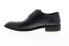 Фото #5 товара Zanzara Cesar ZK324C83 Mens Black Leather Low Top Wingtip Oxfords Shoes 10.5