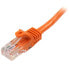 Фото #4 товара StarTech.com Cat5e Ethernet Patch Cable with Snagless RJ45 Connectors - 10 m - Orange - 10 m - Cat5e - U/UTP (UTP) - RJ-45 - RJ-45