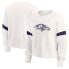 Фото #1 товара NFL Baltimore Ravens Women's Primary Antique Long Sleeve Crew Fleece