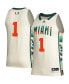 Фото #1 товара Men's #1 Khaki Miami Hurricanes Honoring Black Excellence Basketball Jersey