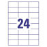 Avery Zweckform L4718REV-20 - White - Rectangle - Permanent - DIN A4 - Polyester - Matte