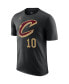 Фото #2 товара Men's Darius Garland Black Cleveland Cavaliers 2022/23 Statement Edition Name and Number T-shirt