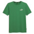 Фото #3 товара Puma Essential Embroidery Logo Crew Neck Short Sleeve T-Shirt Mens Green Casual