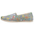 Фото #3 товара TOMS Alpargata Graphic Slip On Womens Grey Flats Casual 10017284T