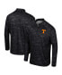 Фото #1 товара Men's Black Tennessee Volunteers Carson Raglan Quarter-Zip Jacket