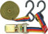 Фото #1 товара Багажный ремень Vorel с натяжителем и крюком 5м x 25мм 82351, TOYA, модель: 82351, 5м x 25мм, 82351