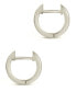 ფოტო #2 პროდუქტის Cubic Zirconia Baguette Micro Hoop Earrings