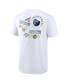 Men's White Memphis Grizzlies Street Collective T-shirt Белый, XL - фото #4