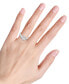 ფოტო #2 პროდუქტის Diamond Swirl Channel-Set Engagement Ring (1 ct. t.w.) in 14k White Gold