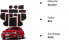 Фото #22 товара YEE PIN Rubber Mats V W Polo MK6 2018-2022 / Taigo Nivus 2021+ Accessories Interior Non-Slip Polo AW Taigo Mats for Centre Console Storage Box Polo AW Taigo Interior