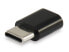 Фото #1 товара Equip USB Type C to Micro USB Adapter - USB C - Micro USB B - Black