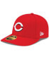 Фото #5 товара Men's Cincinnati Reds Authentic Collection On Field Low Profile Home 59FIFTY Fitted Hat