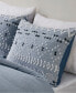 Фото #3 товара Dora Cotton Chambray 3-Piece Duvet Cover Set, King/California King