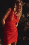 Фото #3 товара Платье асимметричного кроя из рельефной ткани ZARA