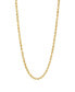 ფოტო #1 პროდუქტის Glitter Double Rope Link 20" Chain Necklace (3-3/4mm) in 14k Gold