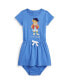 ფოტო #1 პროდუქტის Baby Girls Polo Bear Cotton Jersey Dress