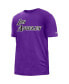 Фото #3 товара Men's Purple Los Angeles Lakers 2022/23 City Edition Big and Tall T-shirt