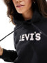 Levi's exclusive to ASOS hoodie with chest headline logo in black