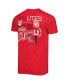 Фото #3 товара Men's Red Utah Utes Vintage-Like Through the Years Two-Hit T-shirt