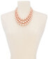 ფოტო #4 პროდუქტის Imitation Pearl Three-Row Collar Necklace, Created for Macy's